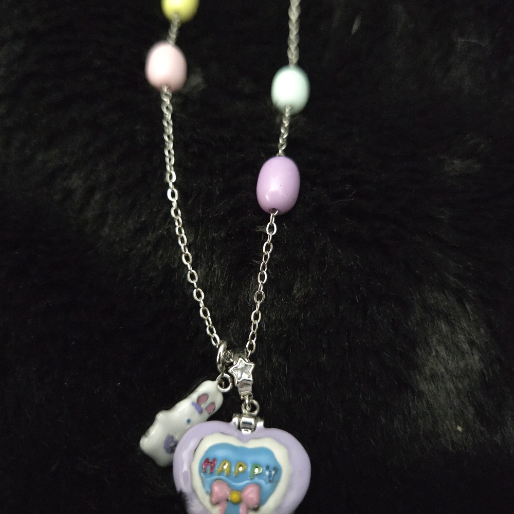 Pollypocket Necklace & Mini Clip On Polly World
